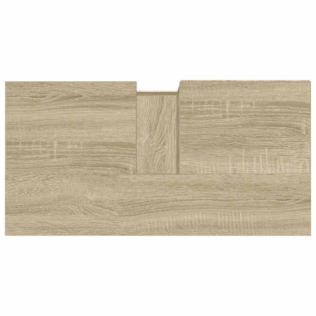 Waschbeckenunterschrank Waschtisch Unterschrank Badschrank mit 2 Schubladen - Bild 36 von 86