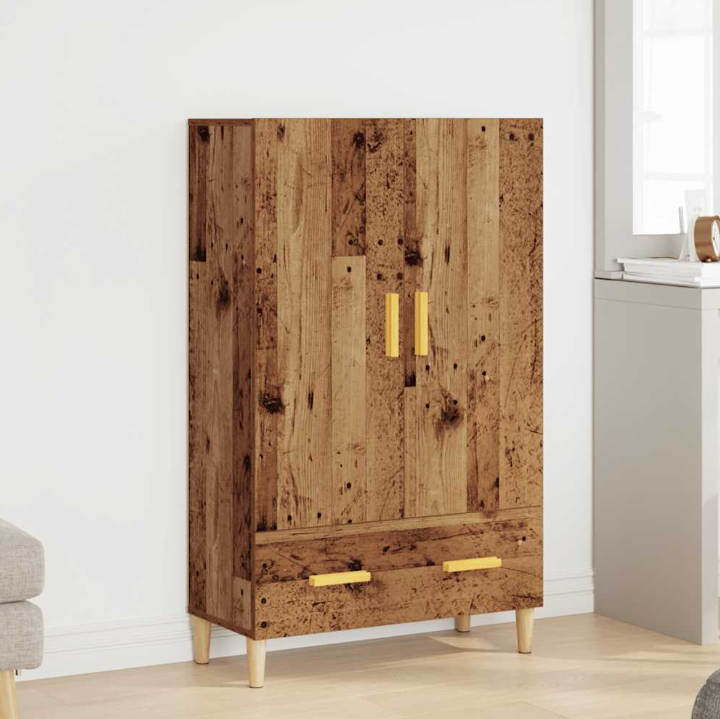 Highboard Wandschrank Sideboard Kommode Anrichte 70x31x115 cm Holzwerkstoff - Bild 21 von 22
