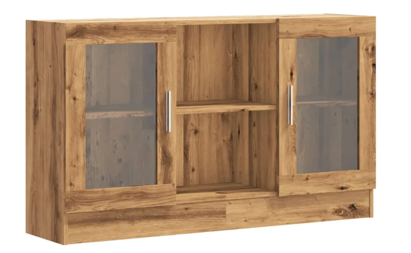 Sideboard Schöne moderne Kommode Schrank Sonoma-Eiche Holzwerkstoff Mehrfarbige - Bild 32 von 32