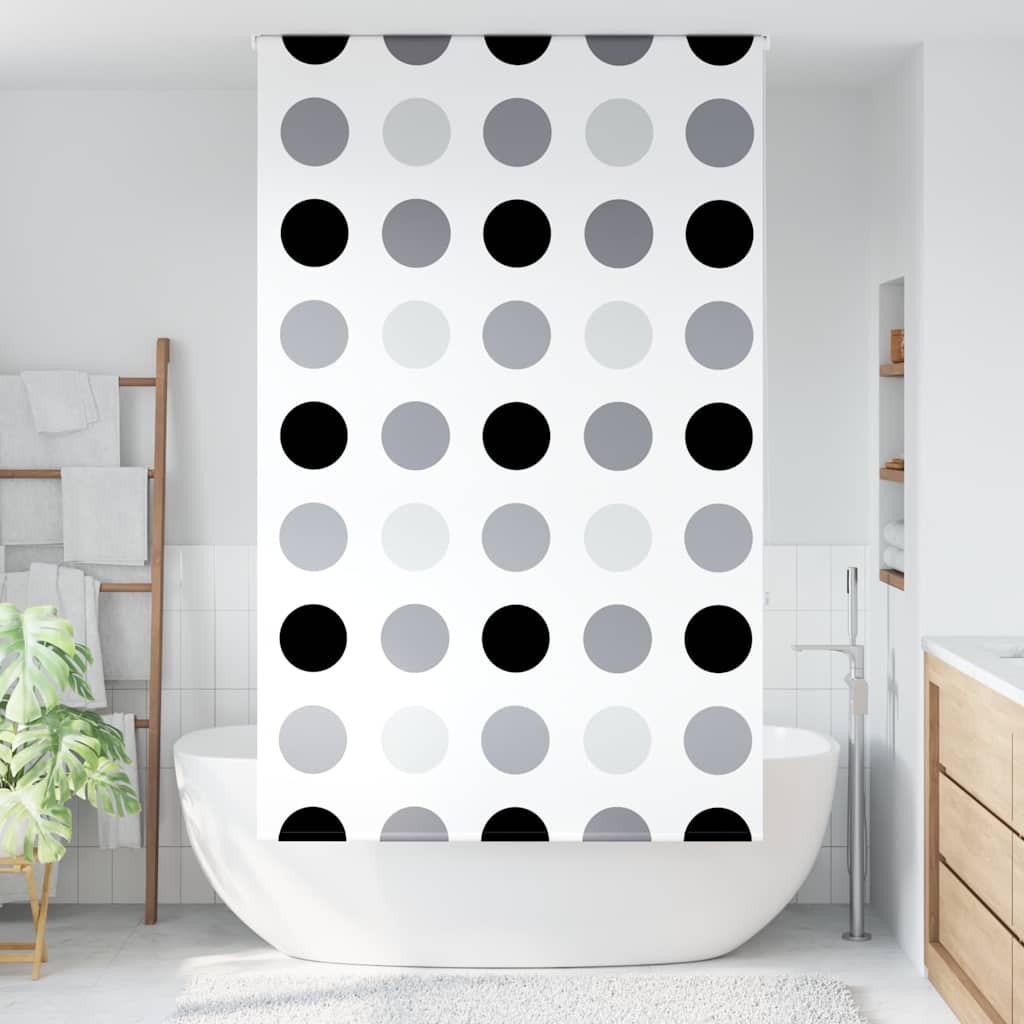 Duschrollo Duschvorhang Dusche Rollo Seilzug Badewannenvorhang Badewanne Vorhang - Bild 19 von 96