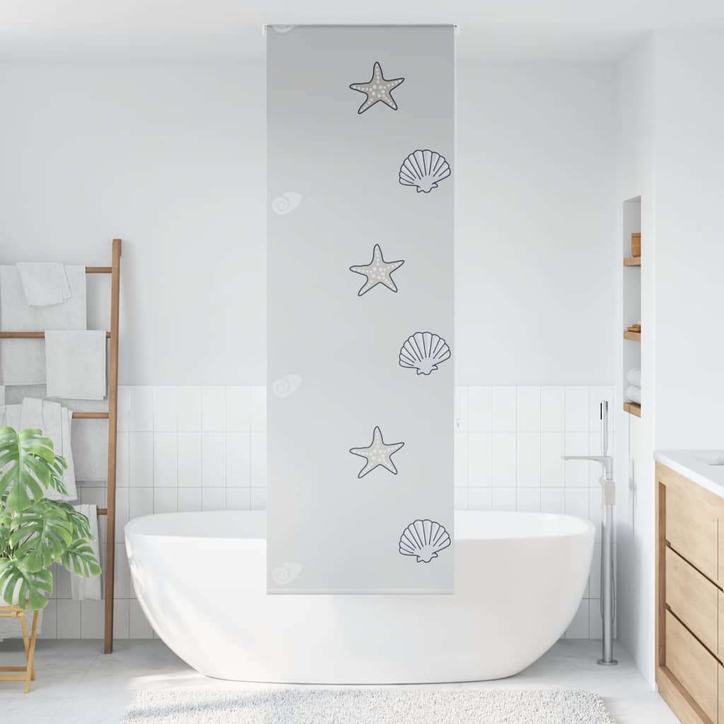 Duschrollo Duschvorhang Dusche Rollo Seilzug Badewannenvorhang Badewanne Vorhang - Bild 65 von 96