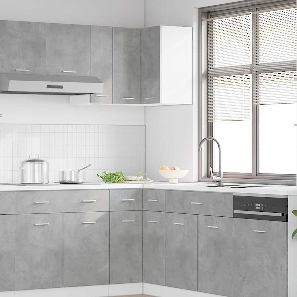 Betongrau Küchenschrank Hängeschrank Küchenzeile Küche Unterschrank Einbauküche - Bild 234 von 323