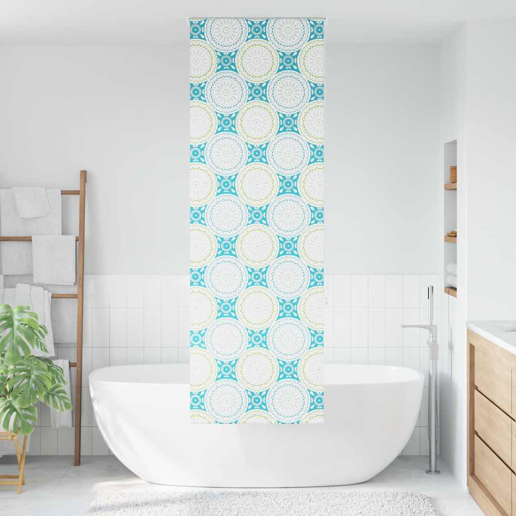 Duschrollo Duschvorhang Dusche Rollo Seilzug Badewannenvorhang Badewanne Vorhang - Bild 54 von 96
