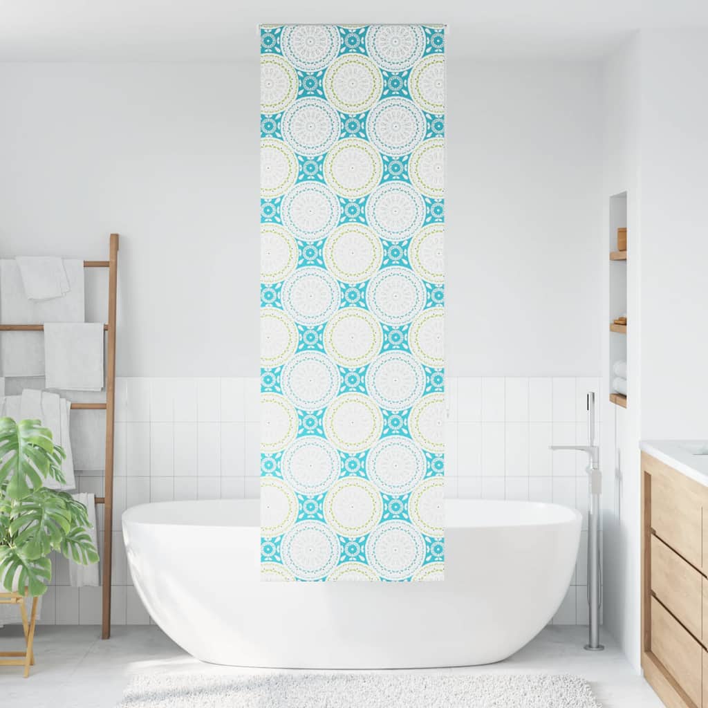 Duschrollo Duschvorhang Dusche Rollo Seilzug Badewannenvorhang Badewanne Vorhang - Bild 53 von 96