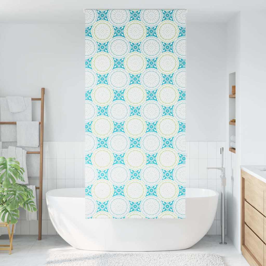 Duschrollo Duschvorhang Dusche Rollo Seilzug Badewannenvorhang Badewanne Vorhang - Bild 56 von 96