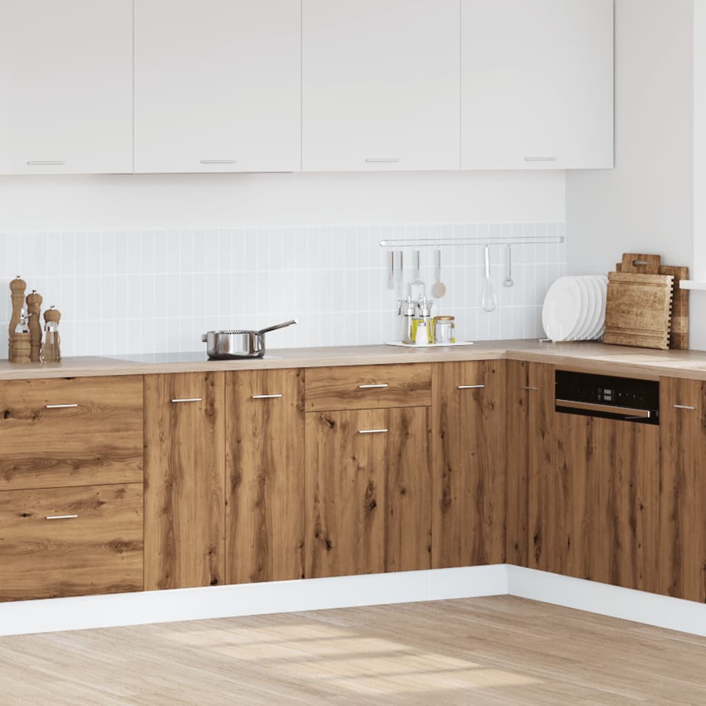 Lyon Line - Artisan Eiche Küchenschrank Küchenzeile Hängeschrank Einbauküche - Bild 57 von 330