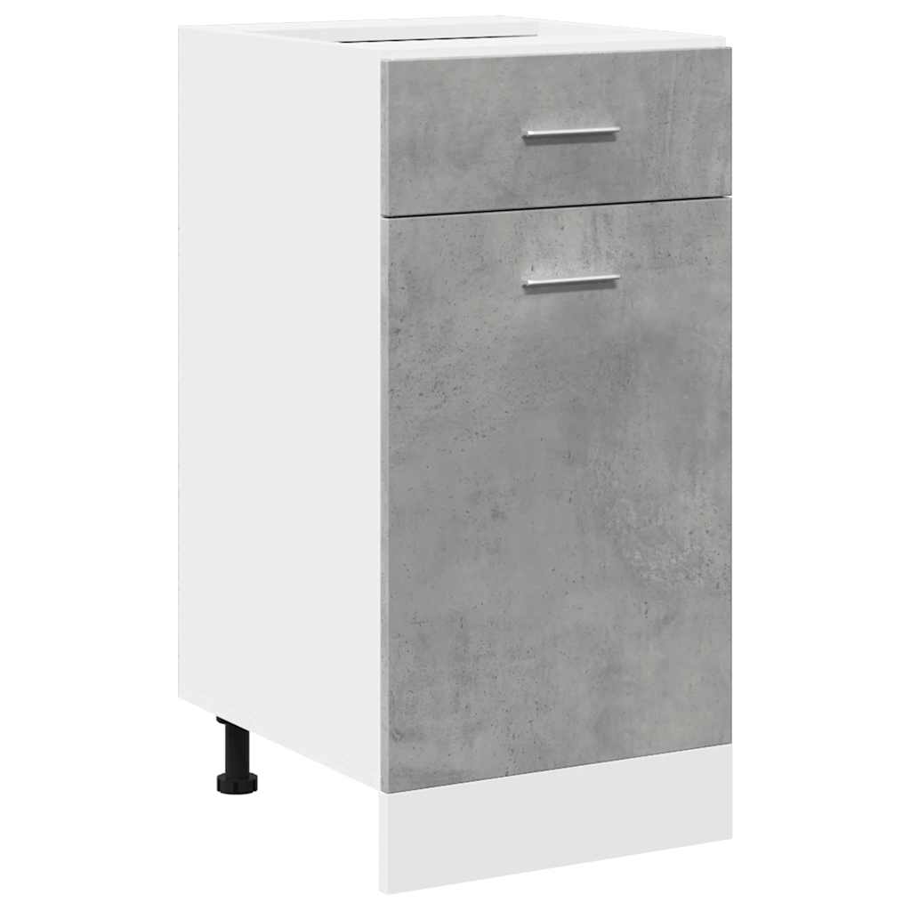 Betongrau Küchenschrank Küchenzeile Einbauküche Unterschrank Hängeschrank Module - Bild 48 von 310