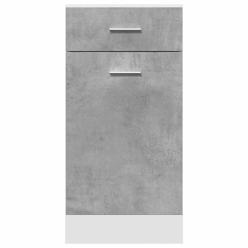 Betongrau Küchenschrank Küchenzeile Einbauküche Unterschrank Hängeschrank Module - Bild 52 von 310