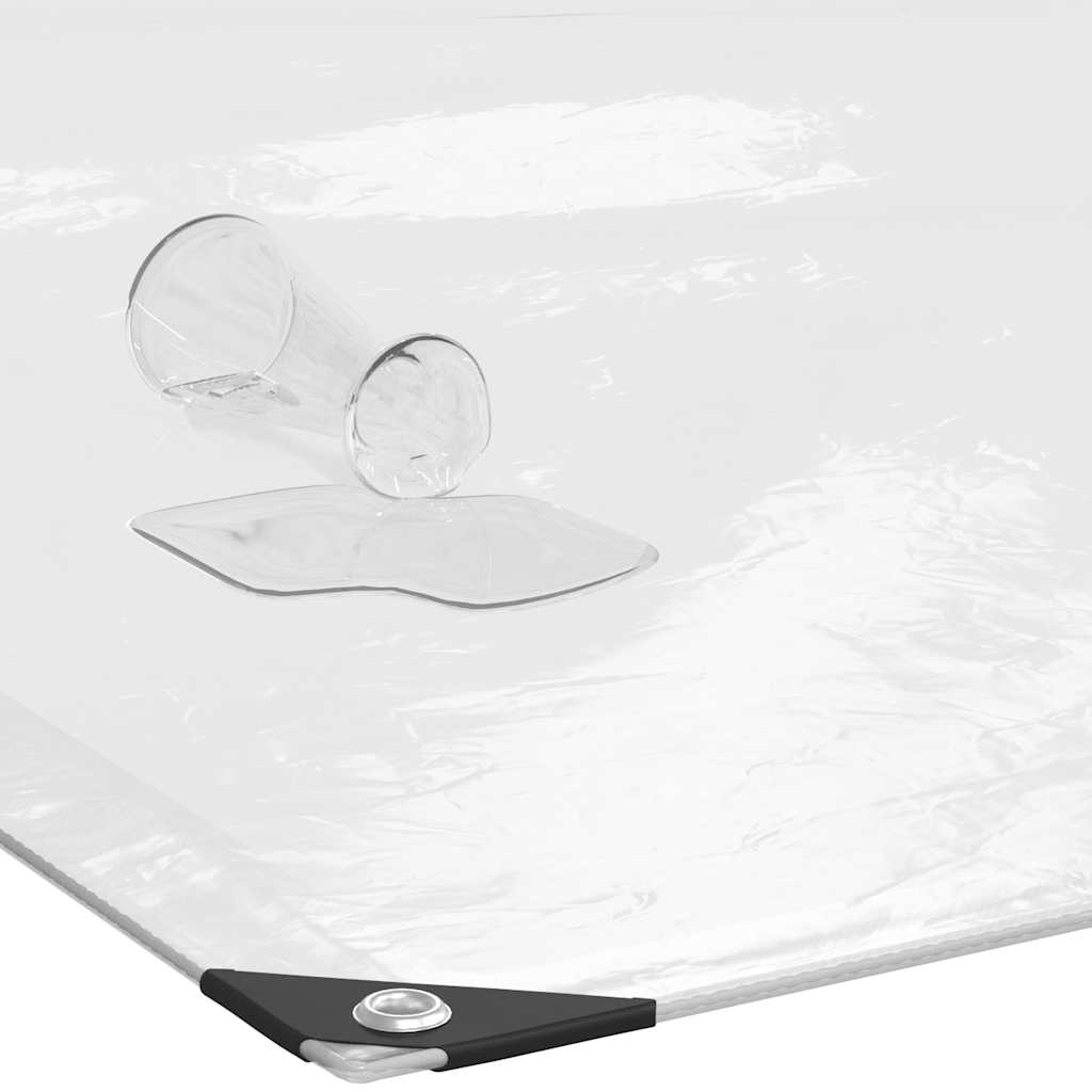 Wasserdichte Abdeckplane Transparente Plane mit Ösen Schutzplane LKW Folie PE - Bild 13 von 20