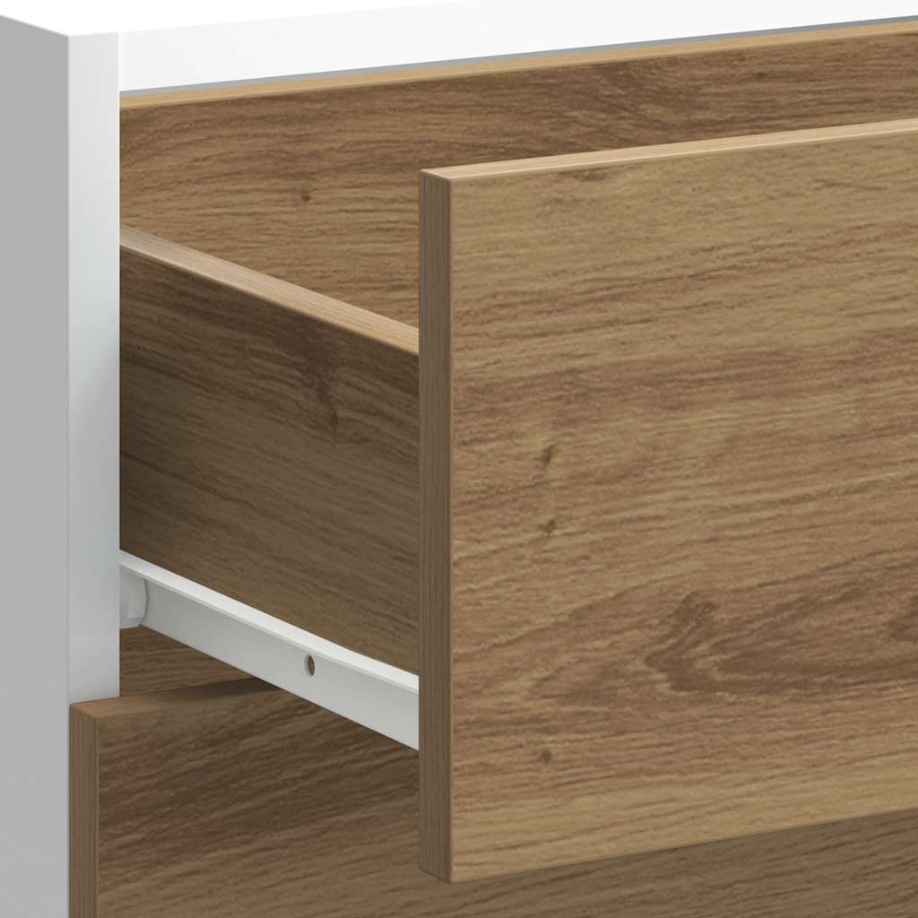 Lyon Line - Artisan Eiche Küchenschrank Küchenzeile Hängeschrank Einbauküche - Bild 317 von 330