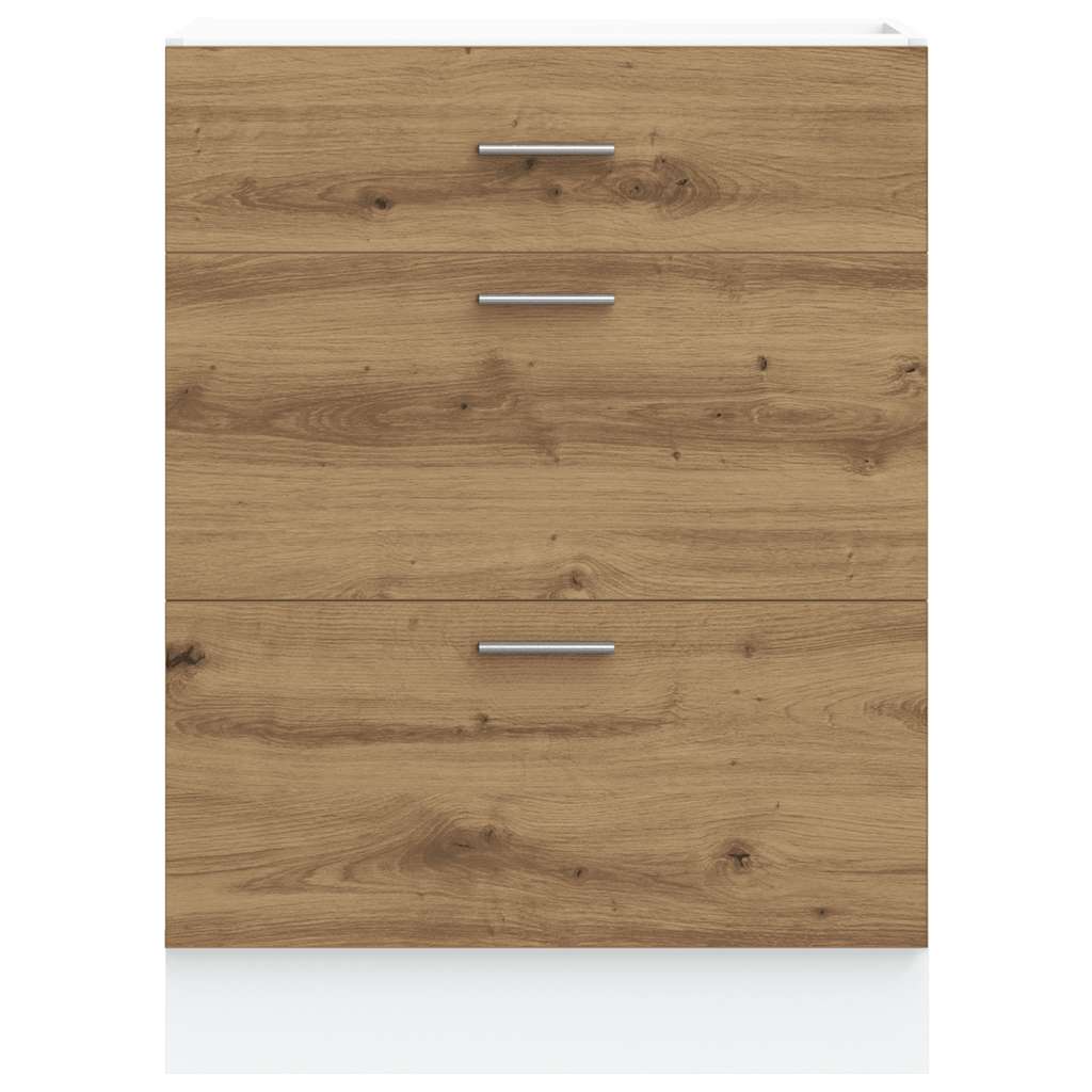 Lyon Line - Artisan Eiche Küchenschrank Küchenzeile Hängeschrank Einbauküche - Bild 312 von 330