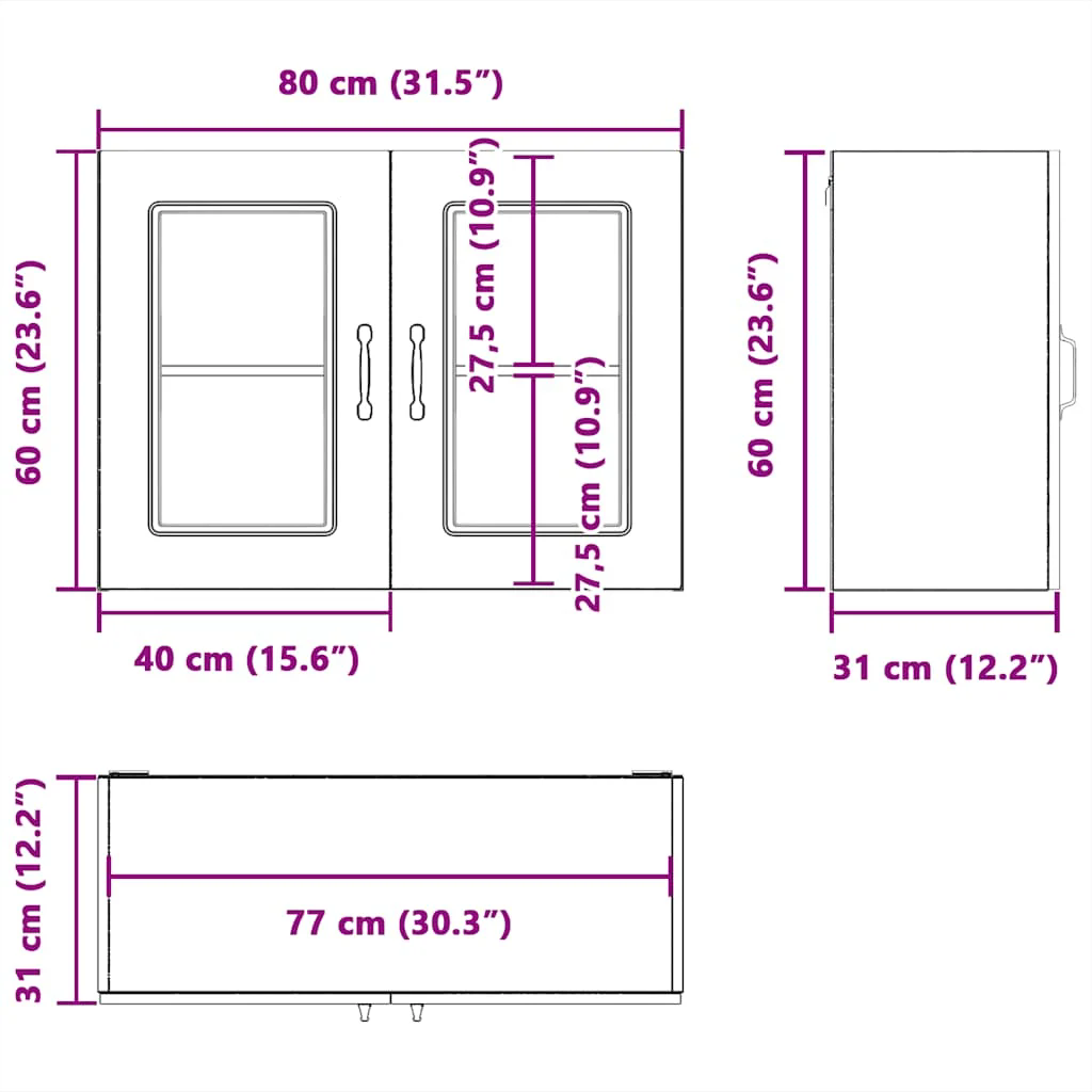 Sonoma Eiche Küchenschrank Küchenzeile Unterschrank Einbauküche - Kalmar Line - Bild 203 von 281