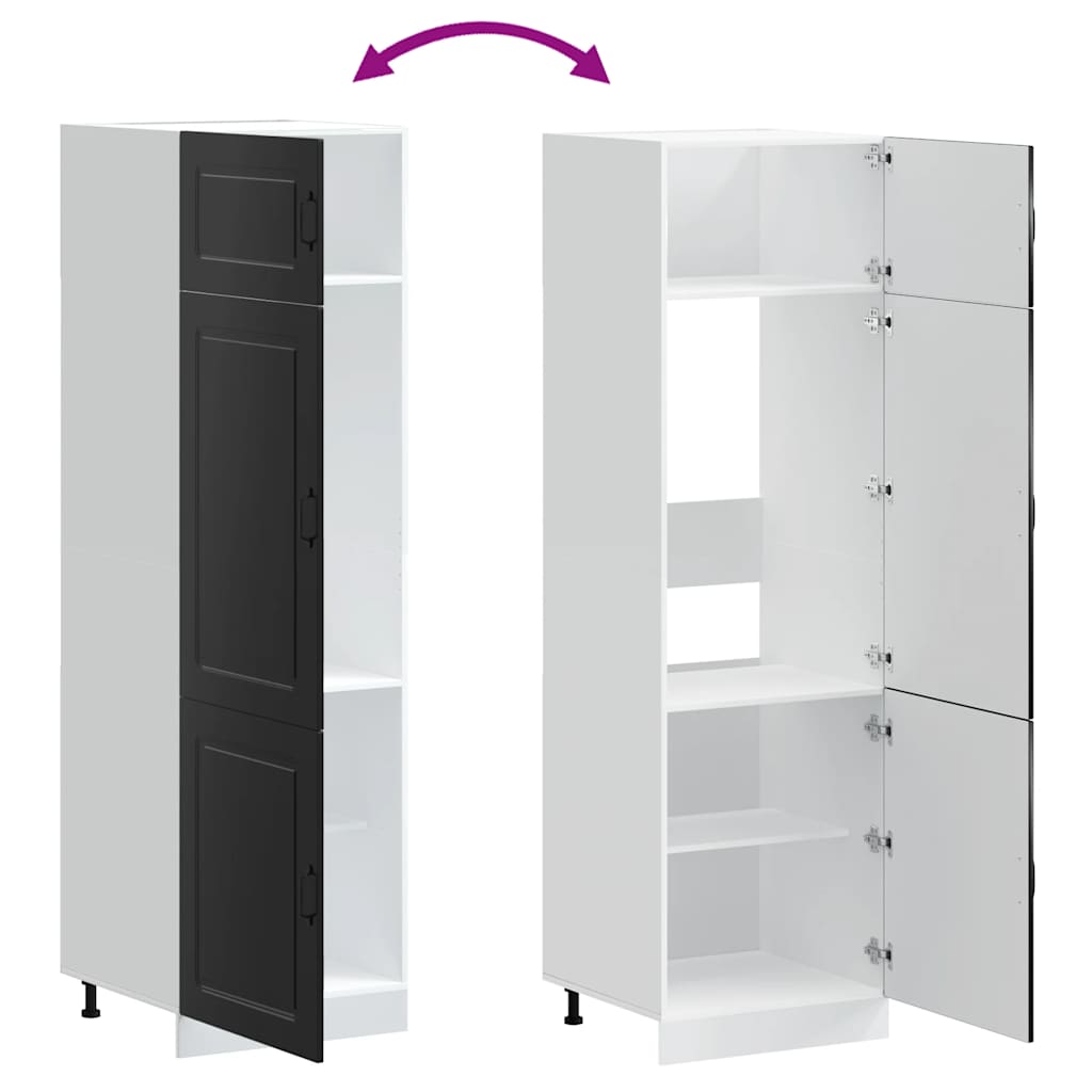 Kalmar Line - Schwarz Küchenschrank Küchenzeile Unterschrank Einbauküche Schrank - Bild 207 von 283