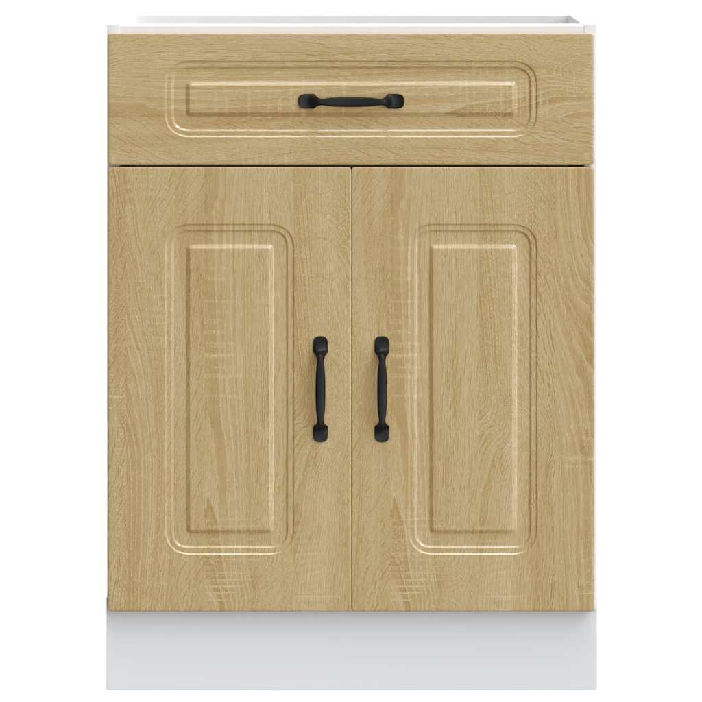 Sonoma Eiche Küchenschrank Küchenzeile Unterschrank Einbauküche - Kalmar Line - Bild 83 von 281