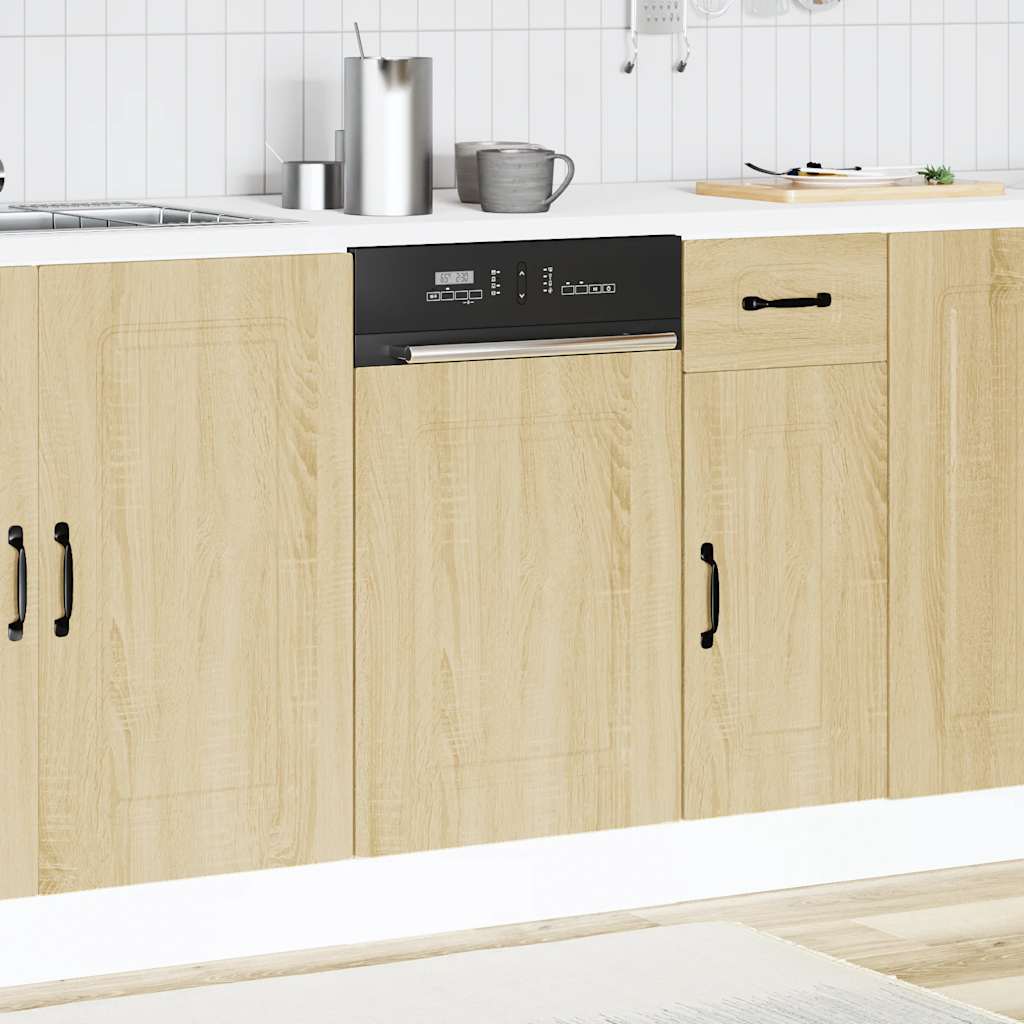 Sonoma Eiche Küchenschrank Küchenzeile Unterschrank Einbauküche - Kalmar Line - Bild 235 von 281