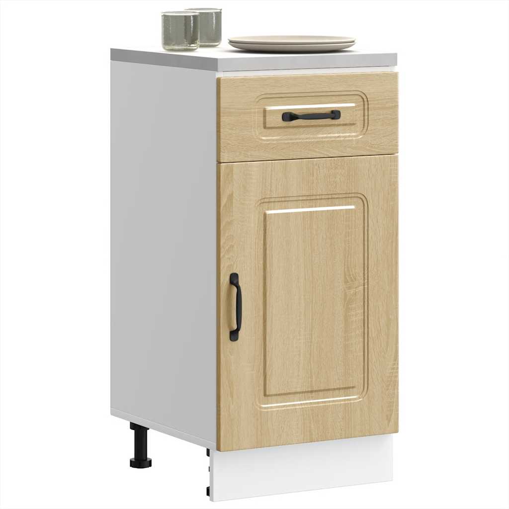 Sonoma Eiche Küchenschrank Küchenzeile Unterschrank Einbauküche - Kalmar Line - Bild 56 von 281