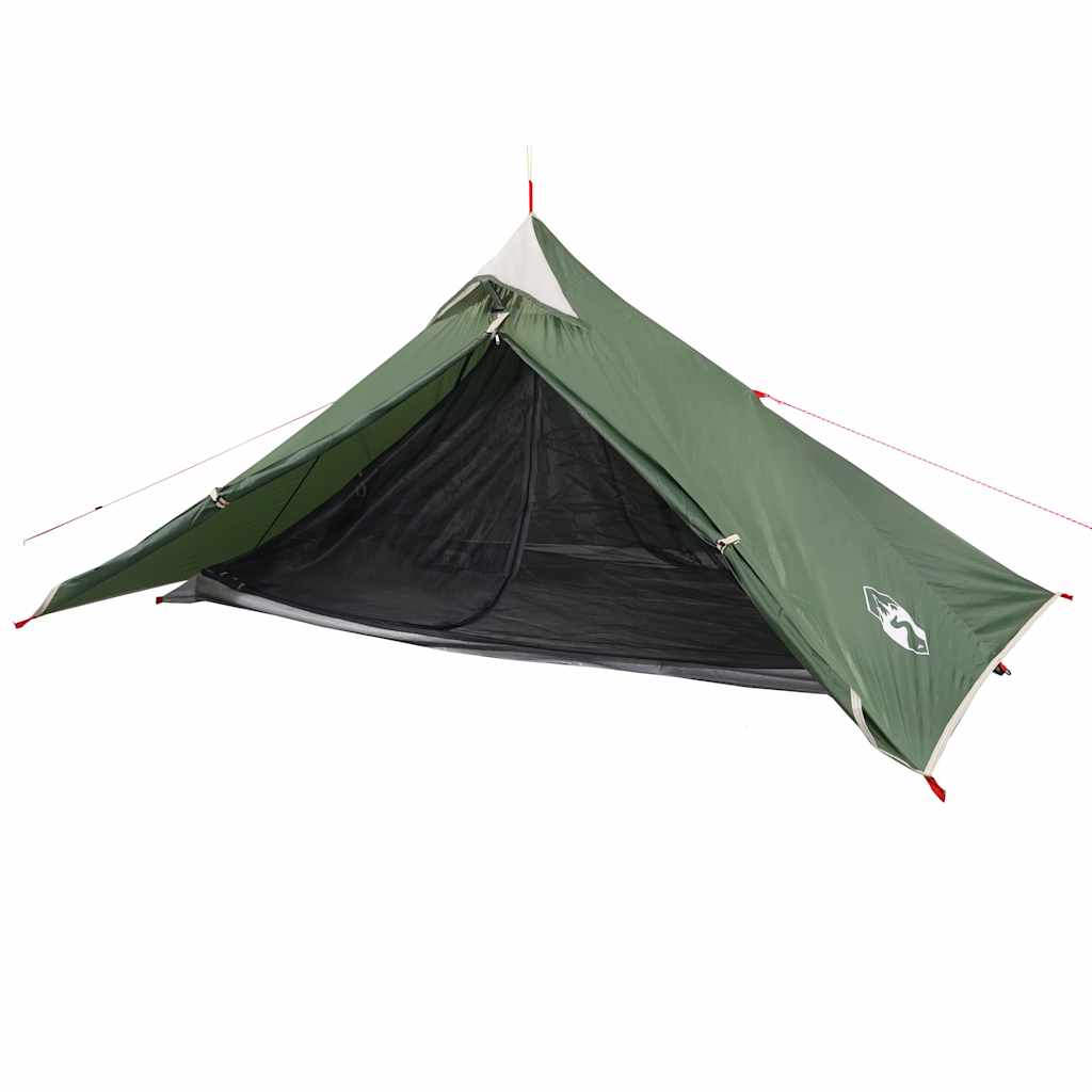 Tipi-Campingzelt 1 Person Kuppelzelt Wanderzelt Picknick Outdoor Wasserdicht - Bild 14 von 43
