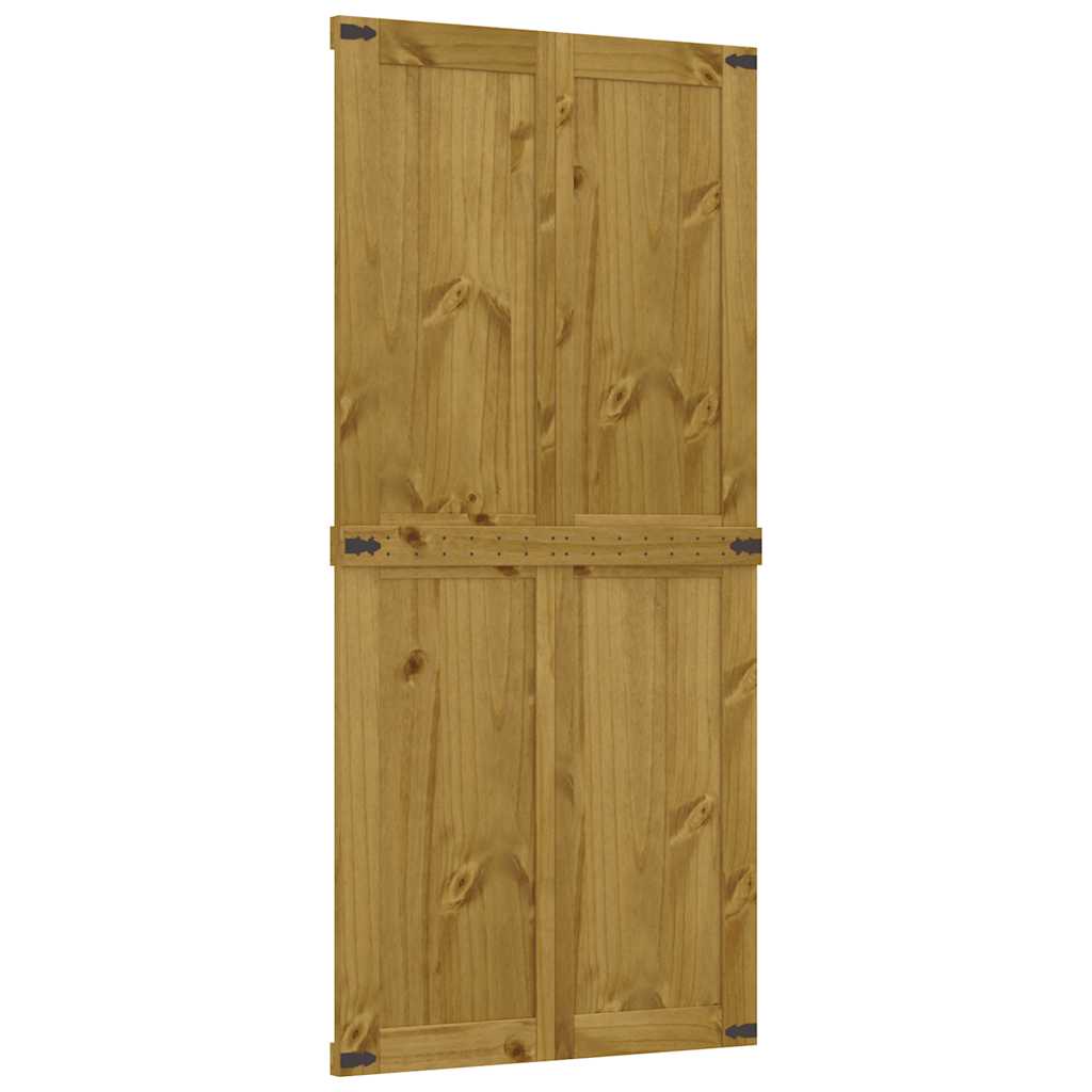 Scheunentür Massivholz Kiefer Zimmertür Holztür Schiebetür für Schiebetürsystem - Bild 34 von 37