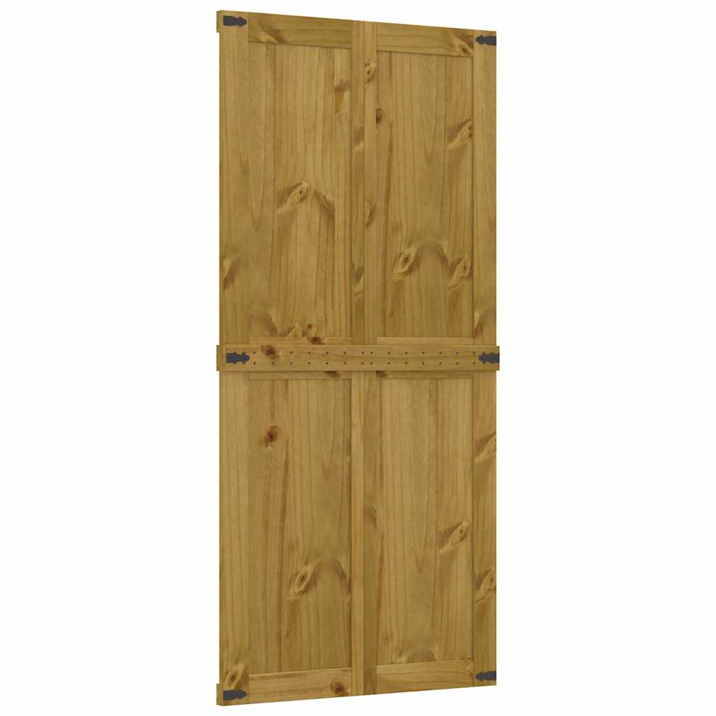 Scheunentür Massivholz Kiefer Zimmertür Holztür Schiebetür für Schiebetürsystem - Bild 25 von 37
