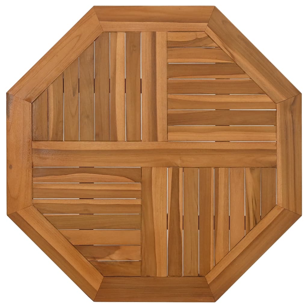 Tischplatte Holzplatte Rund Achteckig Quadratisch Teak Massivholz Tisch Platte - Bild 27 von 29