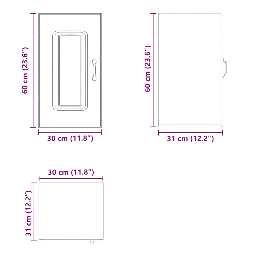 Braune Eiche Küchenschrank Küchenzeile Unterschrank Einbauküche - Kalmar Line - Bild 122 von 278