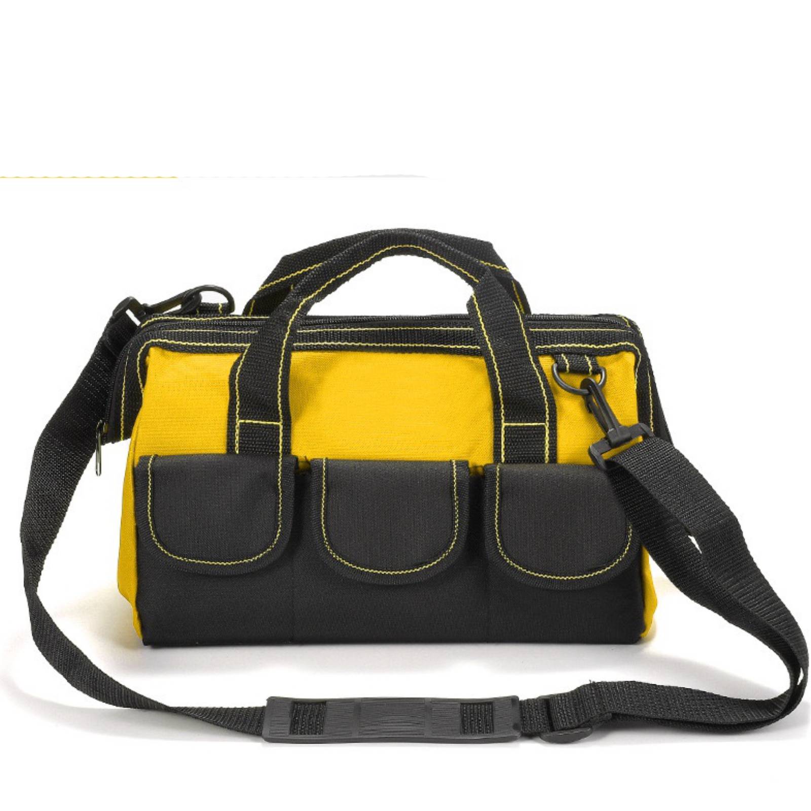 13" Heavy Duty Tool Bag with Shoulder Strap & Pockets Multi Purpose Storage Case - Picture 10 of 11