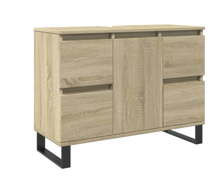 Badezimmerschrank Waschbeckenunterschrank Badschrank mehrere Auswahl 80x33x60 cm - Bild 64 von 66
