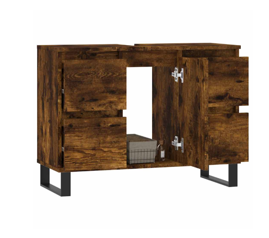 Badezimmerschrank Waschbeckenunterschrank Badschrank mehrere Auswahl 80x33x60 cm - Bild 63 von 66