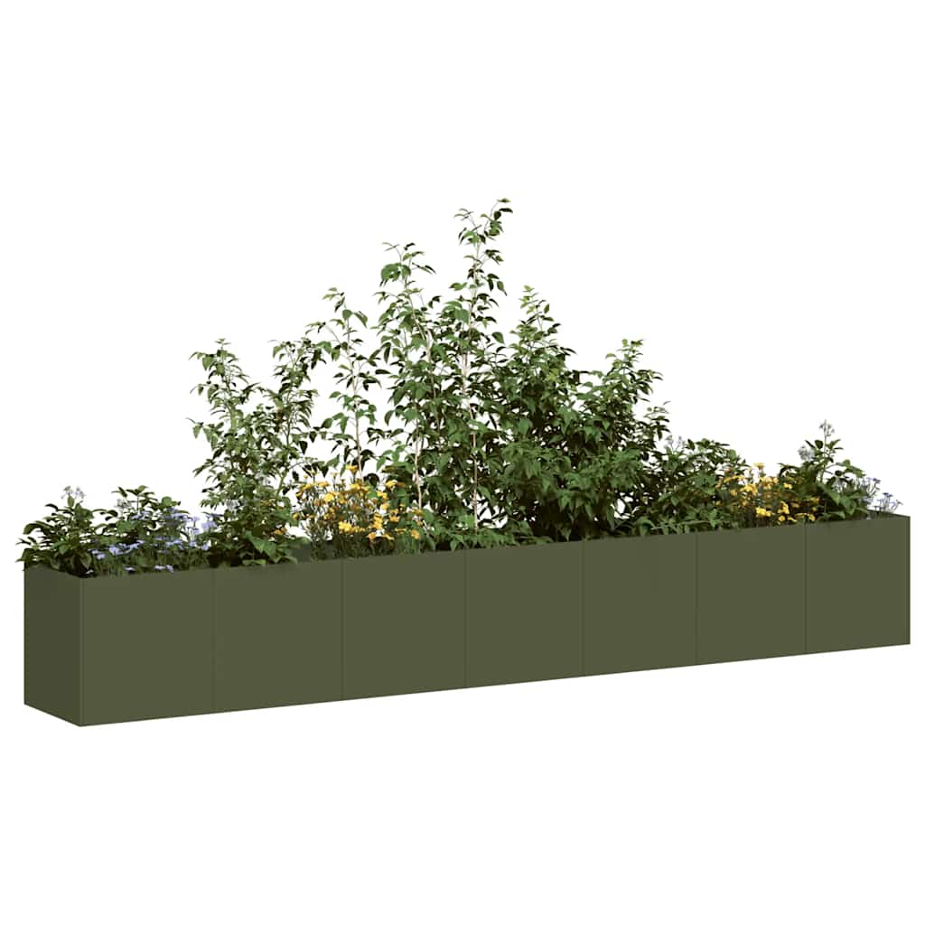 Metall Hochbeet Pflanzbeet Gemüsebeet Pflanzkasten Garten Stahl Beet Blumenbeet - Bild 17 von 22