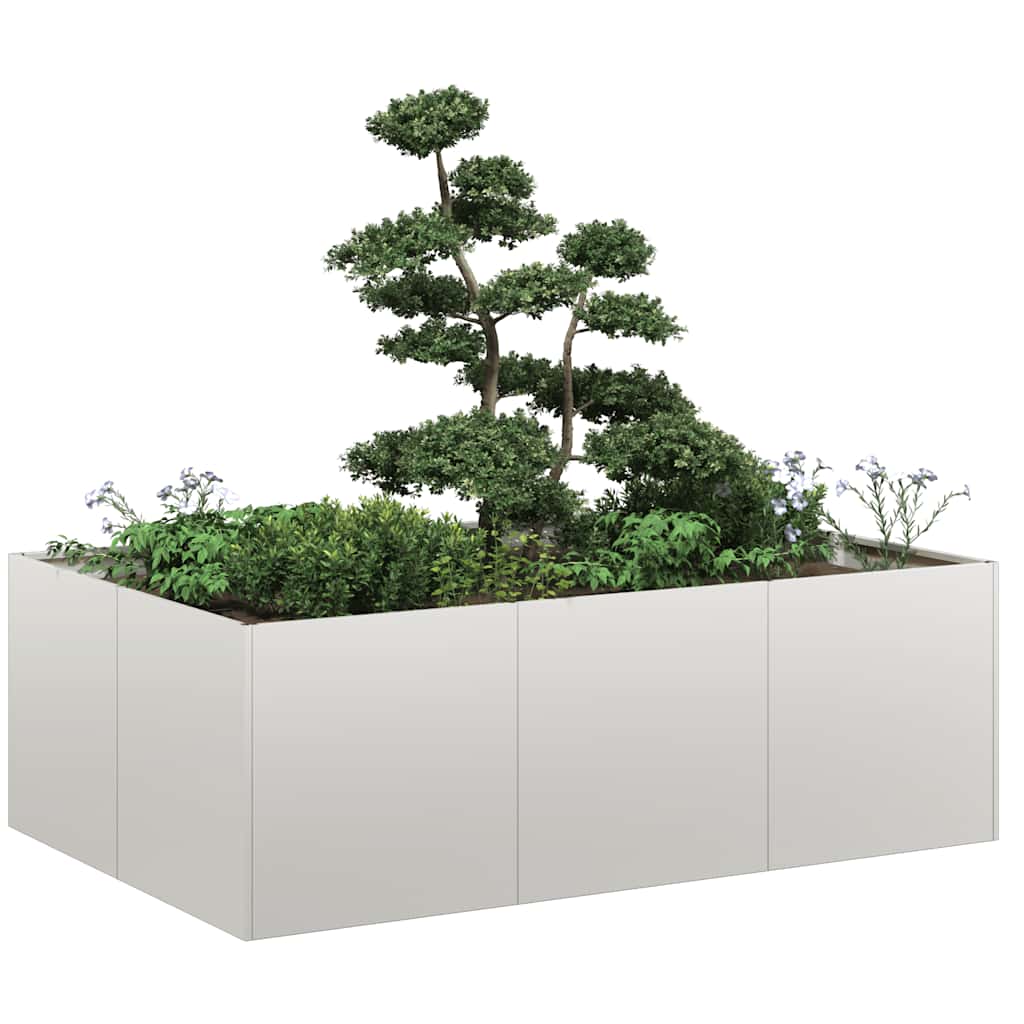 Metall Hochbeet Pflanzbeet Gemüsebeet Pflanzkasten Garten Stahl Beet Blumenbeet - Bild 20 von 22
