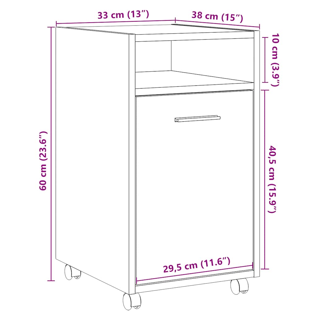 Rollcontainer Aktenschrank Bürocontainer mit Schublade/Regal Büroschrank Schrank - Bild 86 von 290