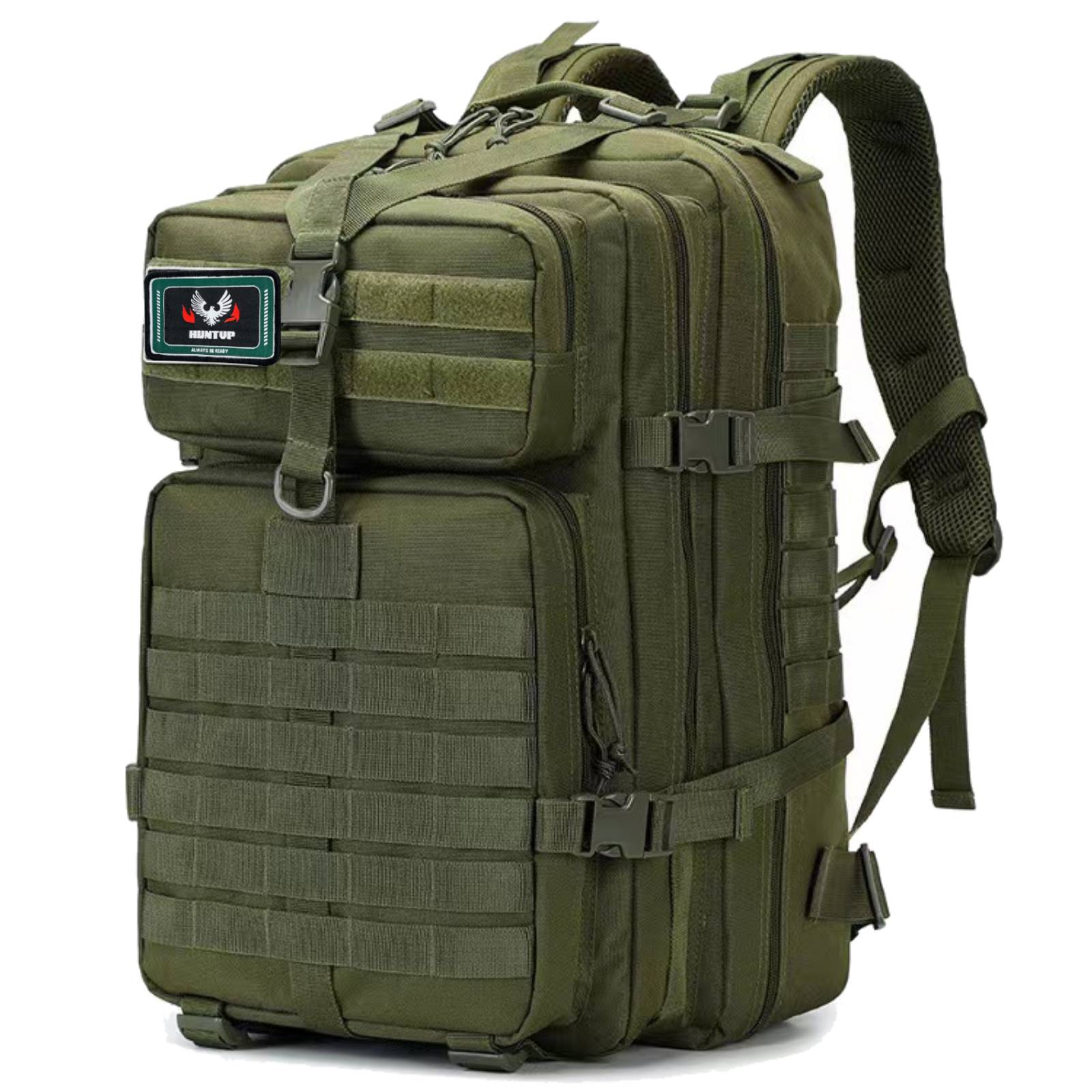 45L Military Tactical Backpack Molle Army Rucksack Assault Pack Men Hiking Bag - Picture 19 of 19