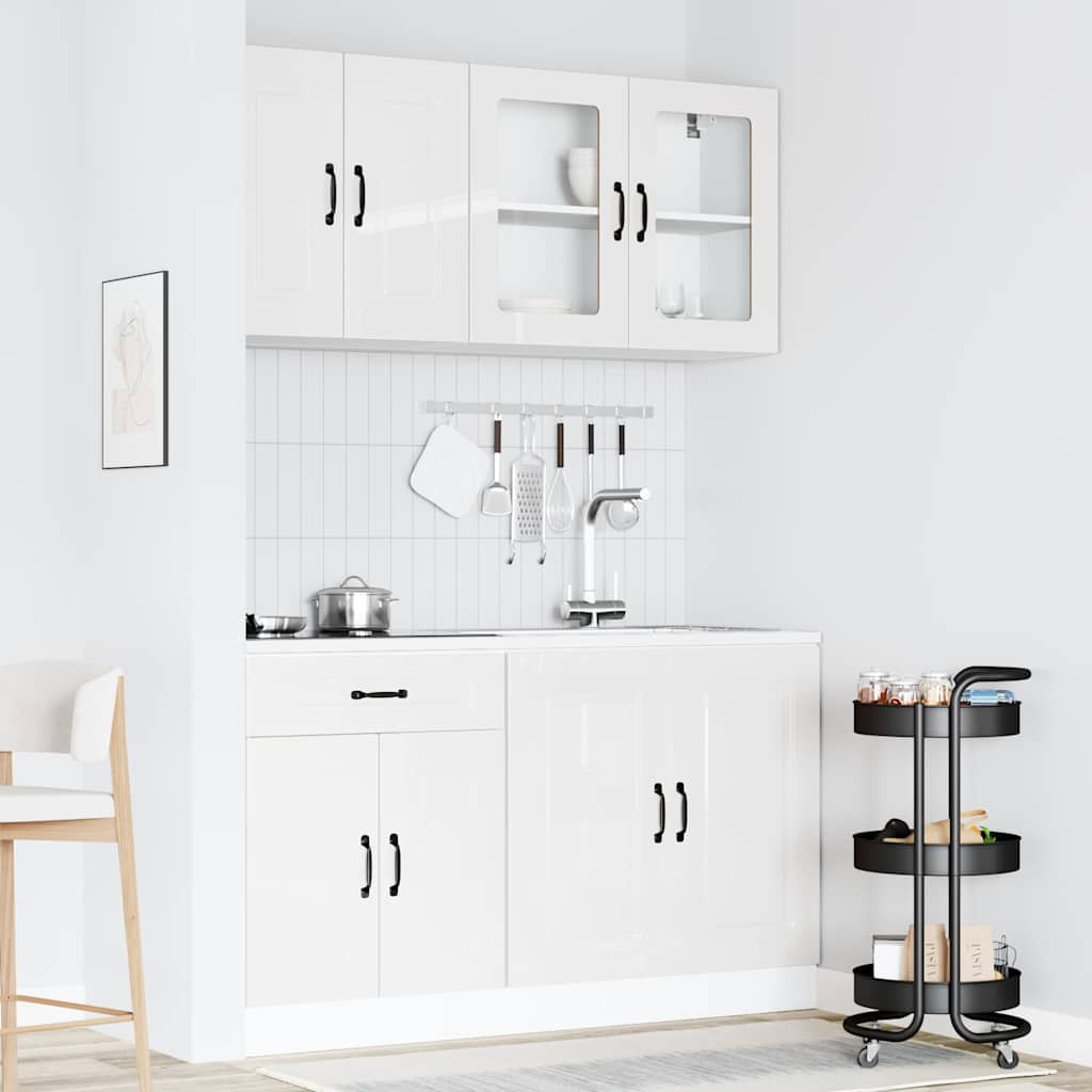 4-tlg. Küchenschrank-Set Hängeschrank Unterschrank Küchenmodule Holzwerkstoff - Bild 18 von 23