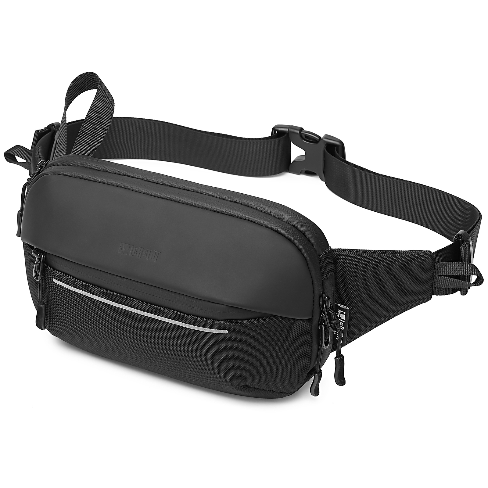 Men Women Waist Bag Expandable Crossbody Sling Chest Pack Travel Running Bumbag