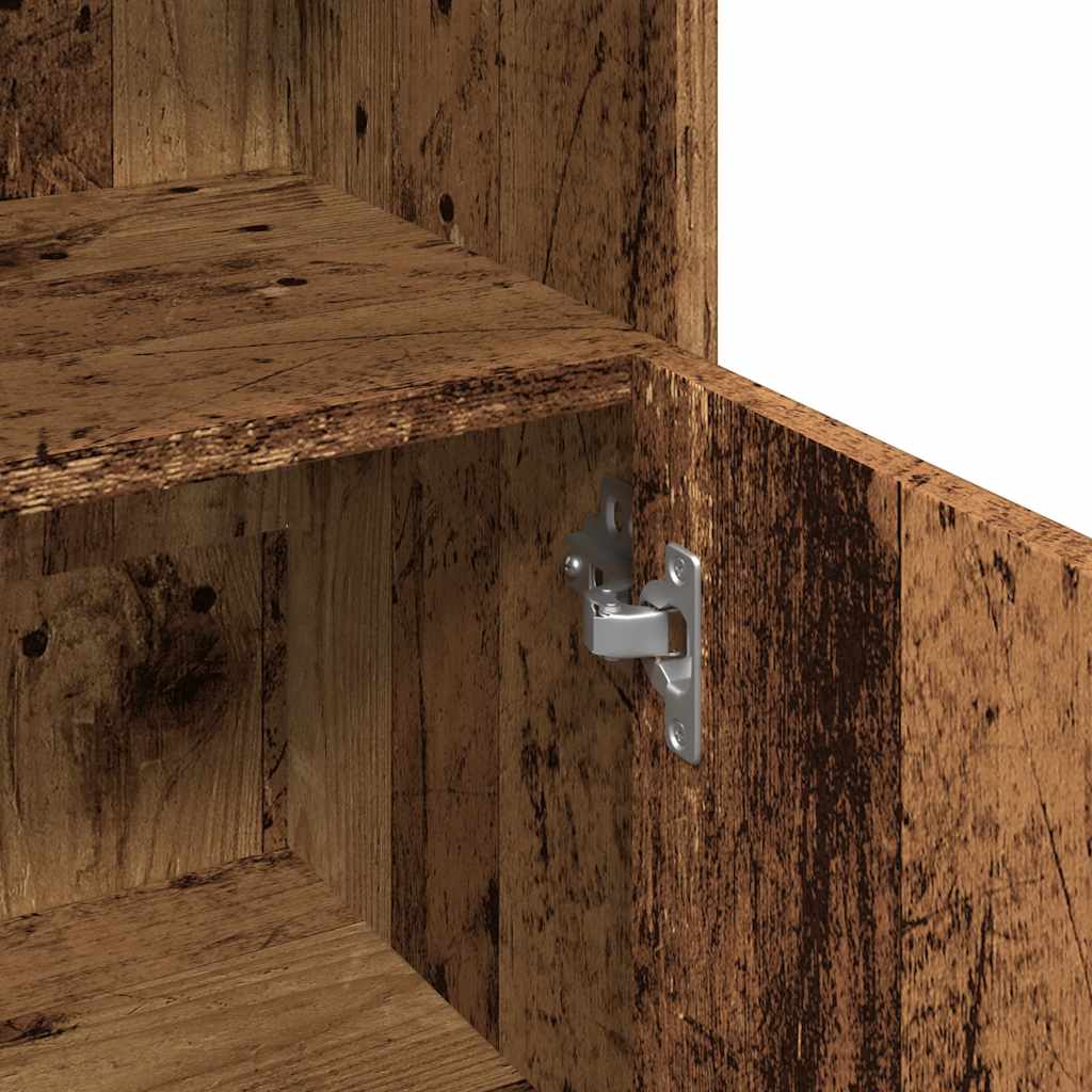 Badezimmerschrank Badschrank Schmaler Midischrank Badregal 3 Fächern 30x30x95 cm - Bild 98 von 109