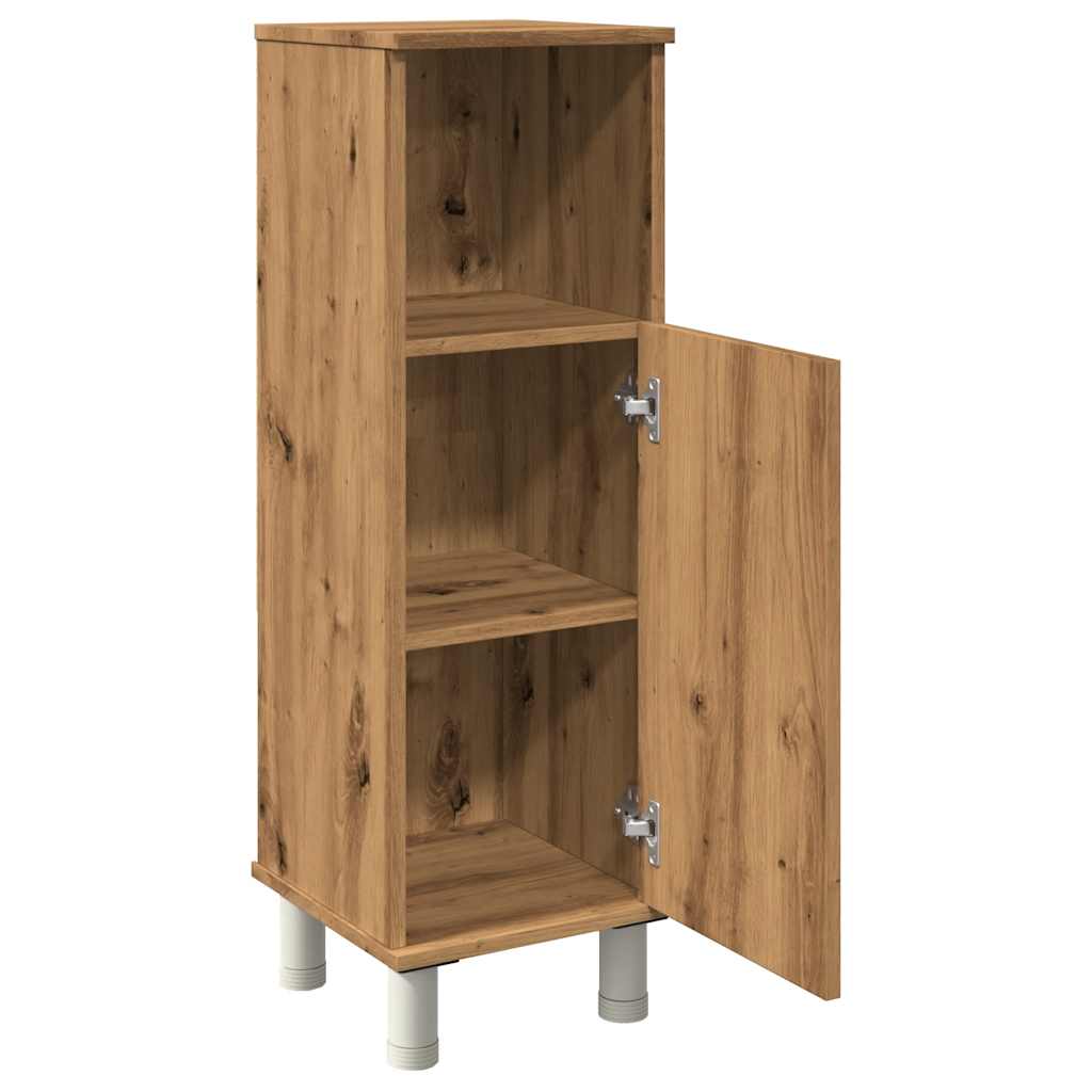 Badezimmerschrank Badschrank Schmaler Midischrank Badregal 3 Fächern 30x30x95 cm - Bild 106 von 109