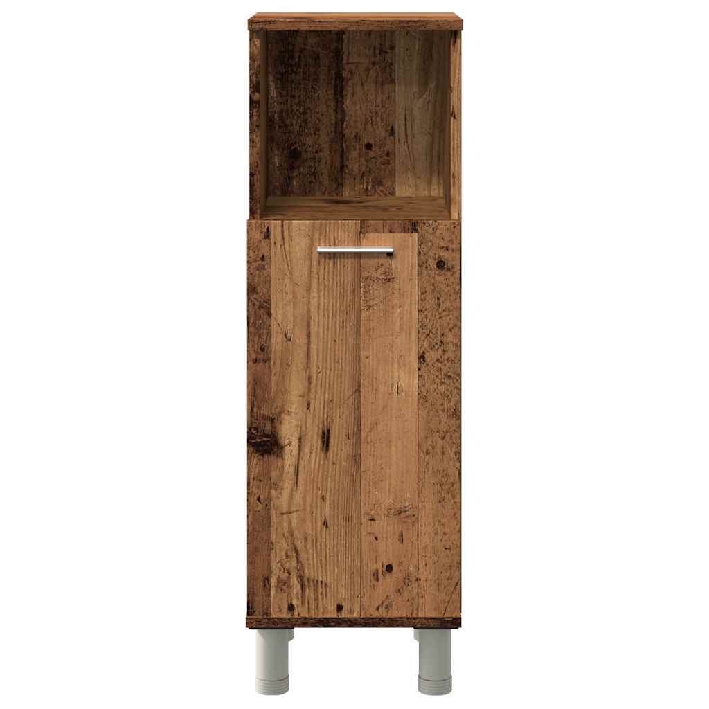 Badezimmerschrank Badschrank Schmaler Midischrank Badregal 3 Fächern 30x30x95 cm - Bild 93 von 109