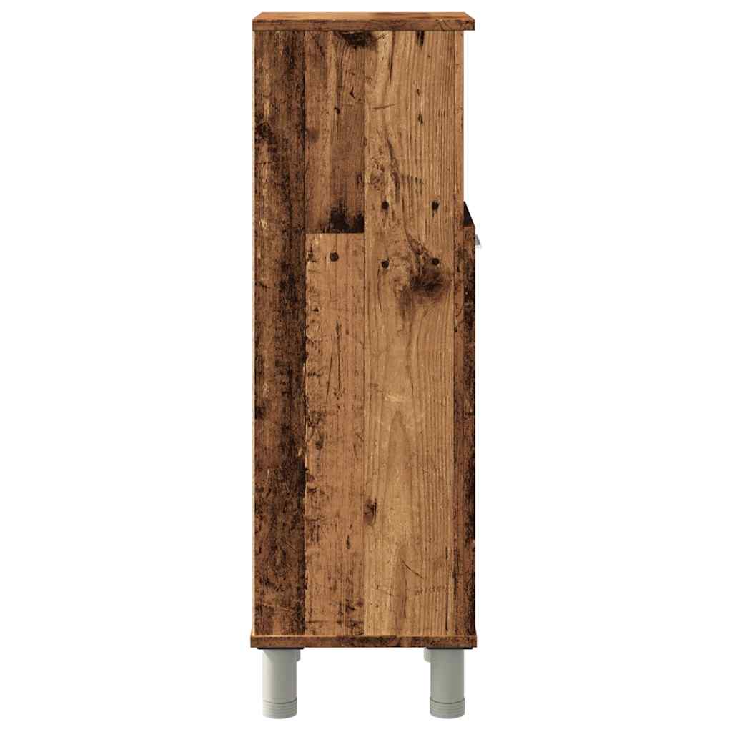 Badezimmerschrank Badschrank Schmaler Midischrank Badregal 3 Fächern 30x30x95 cm - Bild 94 von 109