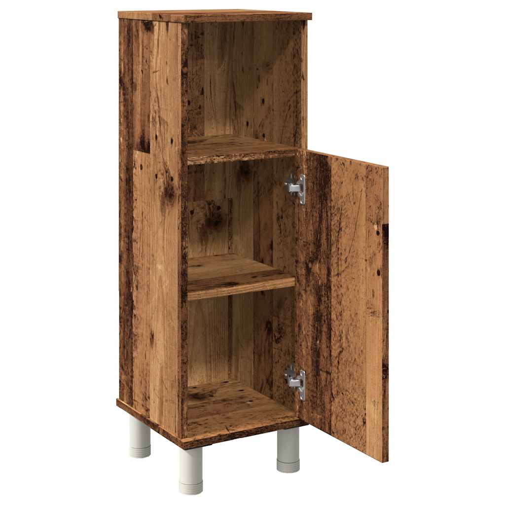 Badezimmerschrank Badschrank Schmaler Midischrank Badregal 3 Fächern 30x30x95 cm - Bild 96 von 109