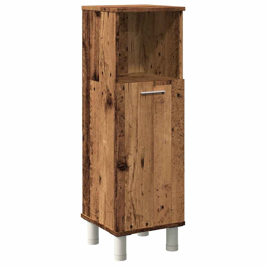 Badezimmerschrank Badschrank Schmaler Midischrank Badregal 3 Fächern 30x30x95 cm - Bild 91 von 109