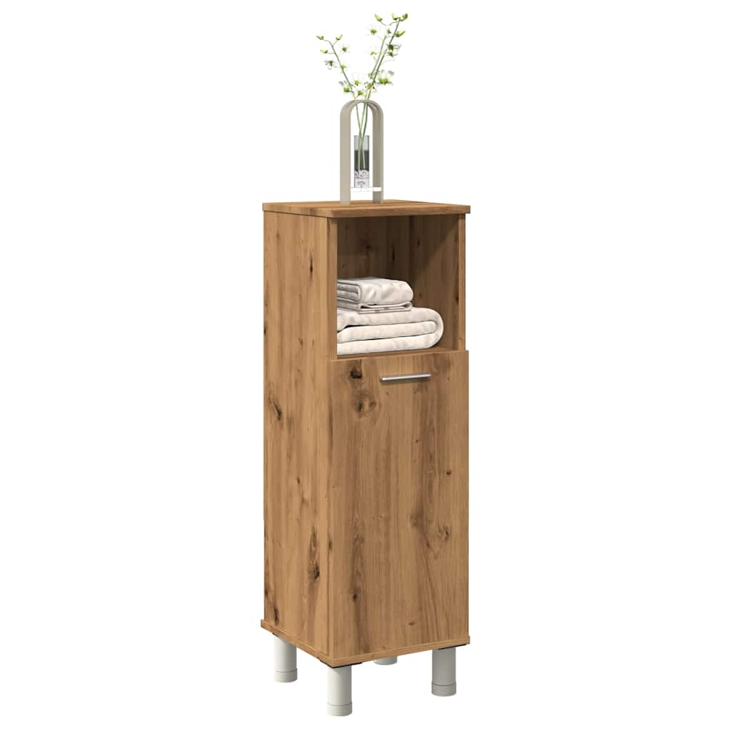 Badezimmerschrank Badschrank Schmaler Midischrank Badregal 3 Fächern 30x30x95 cm - Bild 100 von 109