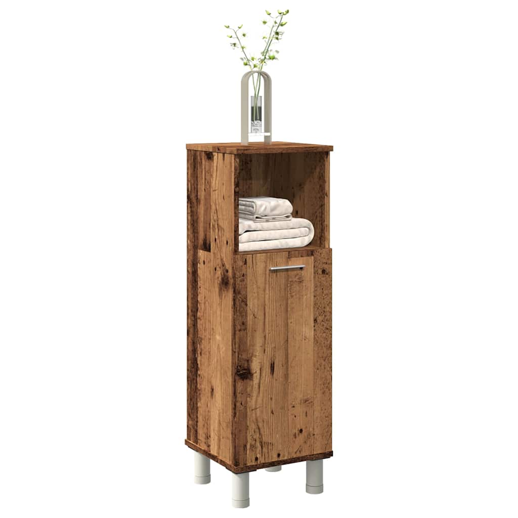 Badezimmerschrank Badschrank Schmaler Midischrank Badregal 3 Fächern 30x30x95 cm - Bild 90 von 109