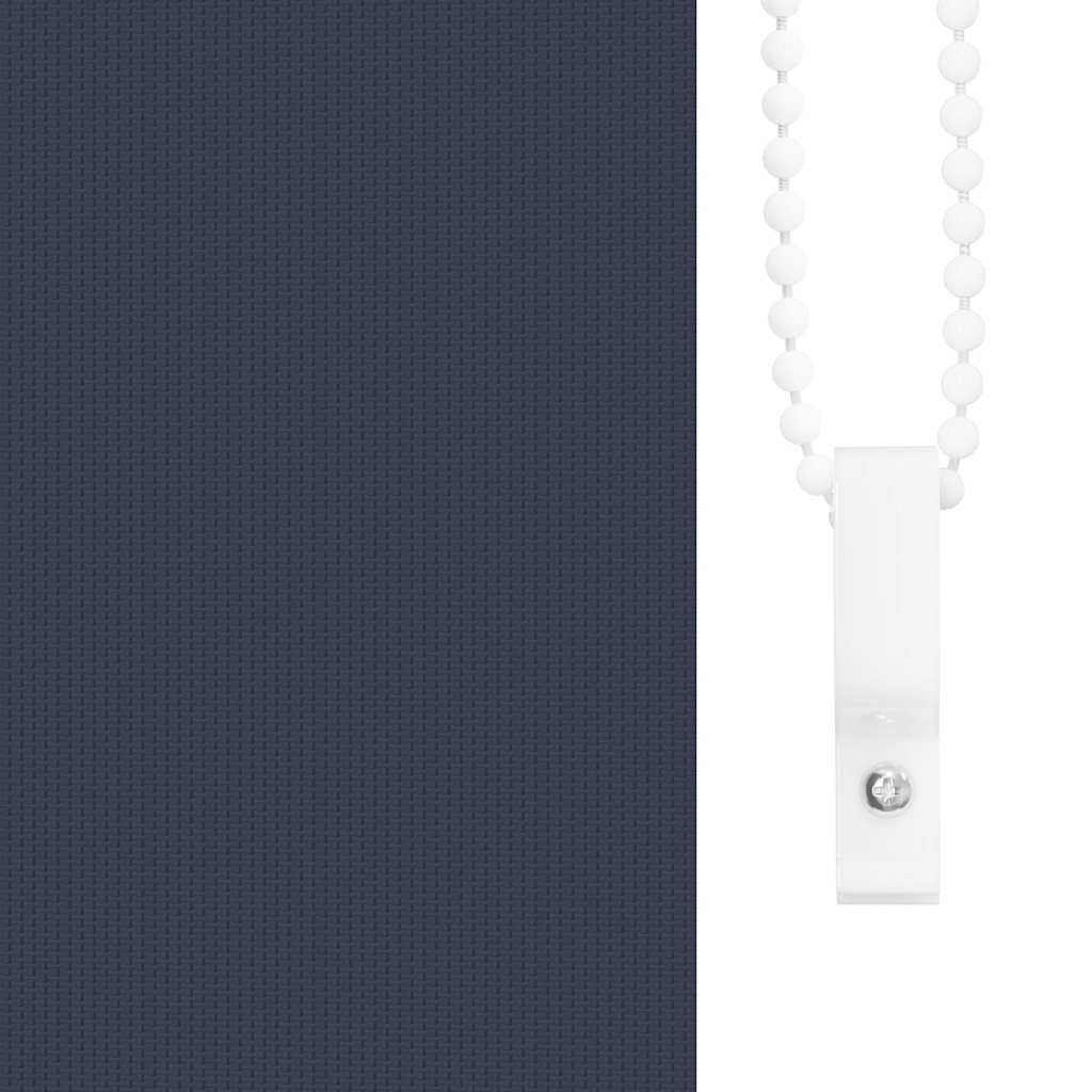 Verdunkelungsrollo Marineblau 40-165cm Stoffbreite Polyester Seitenzugrollo - Bild 21 von 22