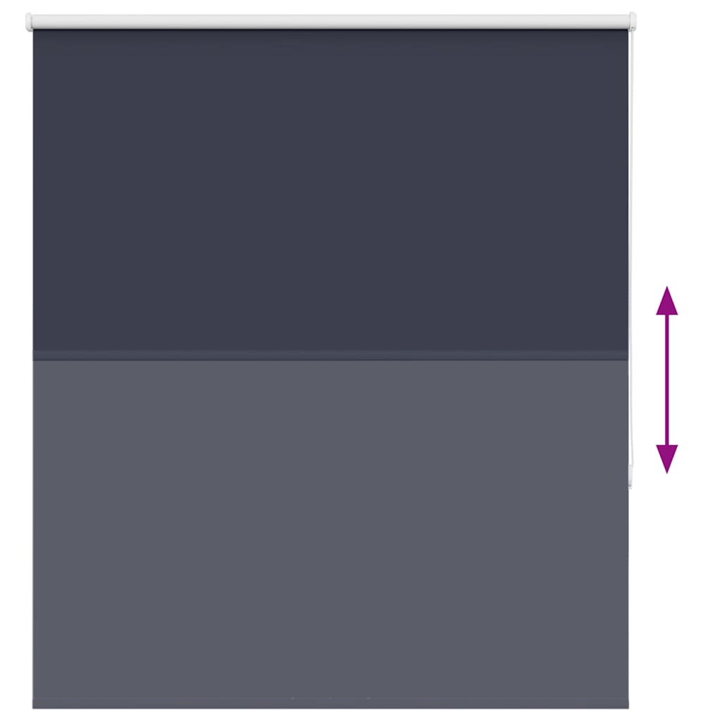 Verdunkelungsrollo Marineblau 40-165cm Stoffbreite Polyester Seitenzugrollo - Bild 16 von 22