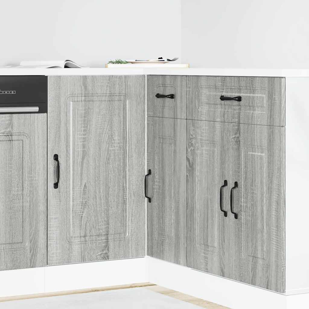 Grau Sonoma Küchenschrank Küchenzeile Unterschrank Einbauküche - Kalmar Line - Bild 33 von 283