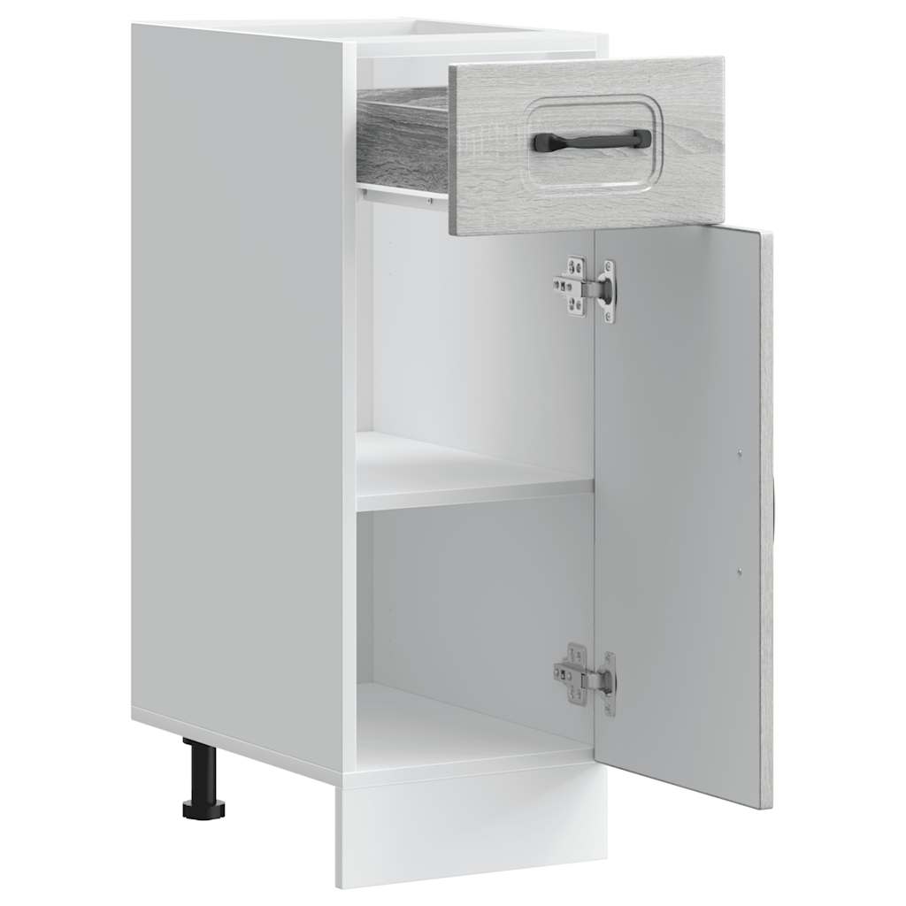 Grau Sonoma Küchenschrank Küchenzeile Unterschrank Einbauküche - Kalmar Line - Bild 43 von 283