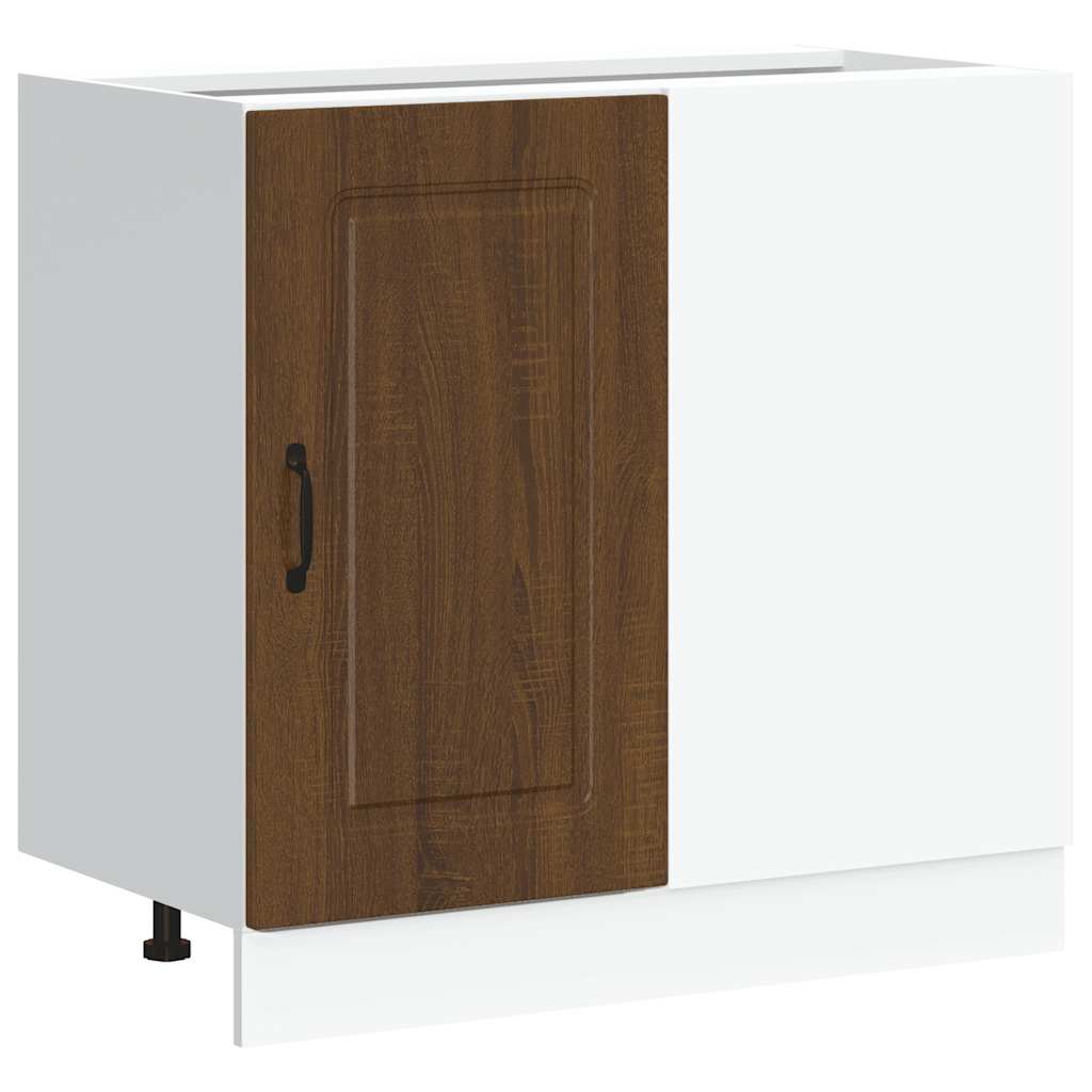 Braune Eiche Küchenschrank Küchenzeile Unterschrank Einbauküche - Kalmar Line - Bild 30 von 278