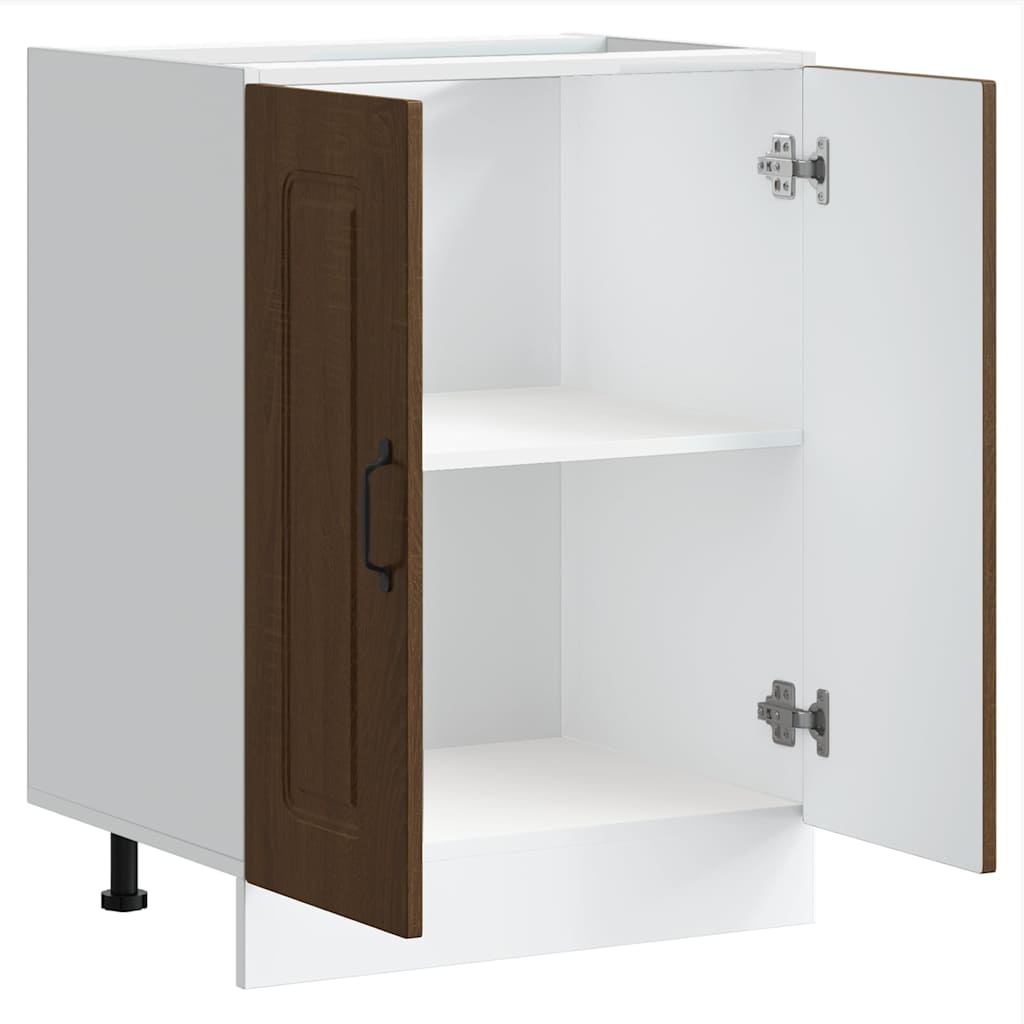 Braune Eiche Küchenschrank Küchenzeile Unterschrank Einbauküche - Kalmar Line - Bild 9 von 278