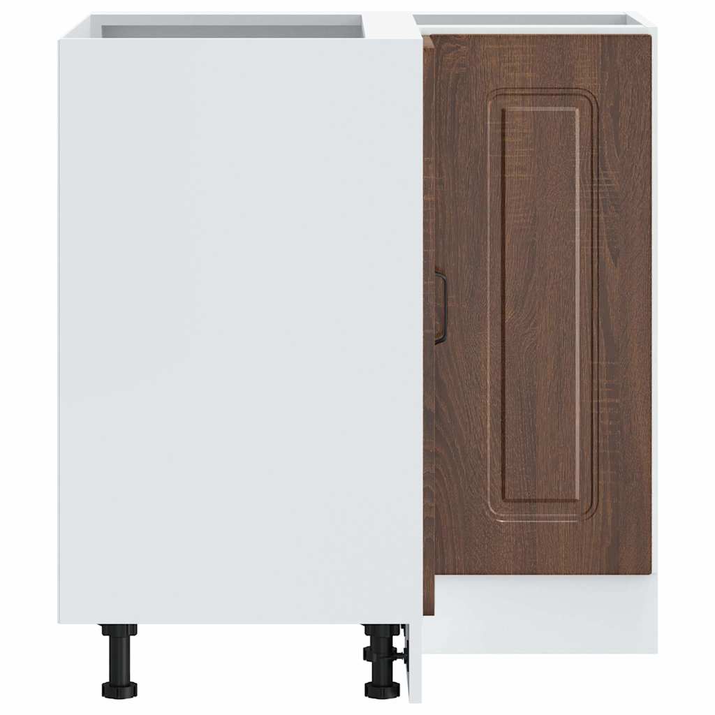 Braune Eiche Küchenschrank Küchenzeile Unterschrank Einbauküche - Kalmar Line - Bild 105 von 278