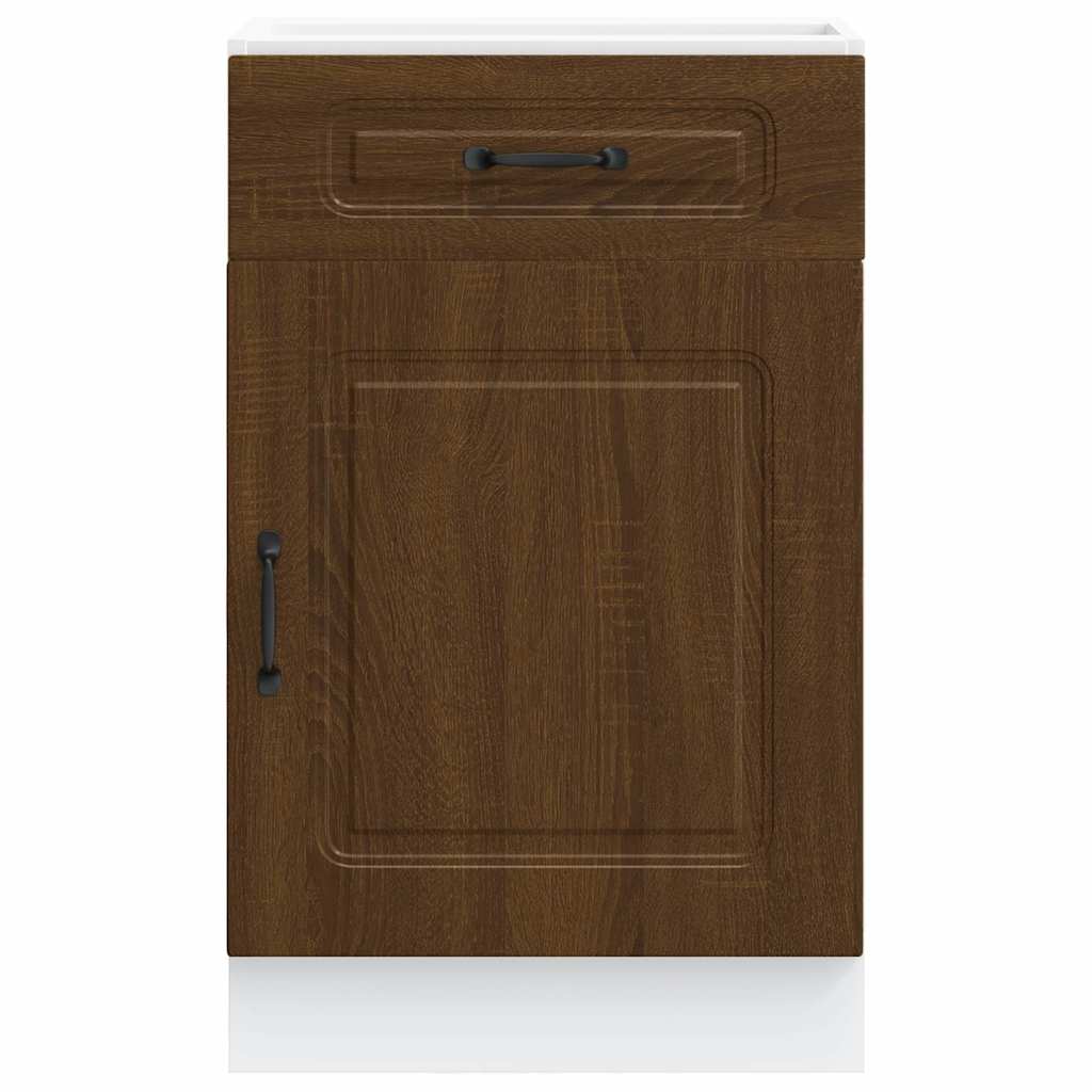 Braune Eiche Küchenschrank Küchenzeile Unterschrank Einbauküche - Kalmar Line - Bild 71 von 278